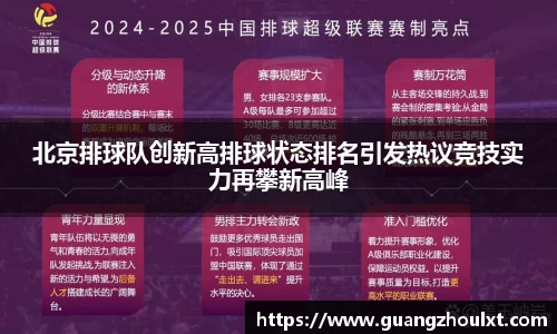 北京排球队创新高排球状态排名引发热议竞技实力再攀新高峰