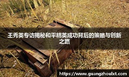 王秀英专访揭秘和平精英成功背后的策略与创新之路
