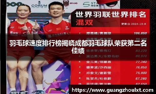 羽毛球速度排行榜揭晓成都羽毛球队荣获第二名佳绩